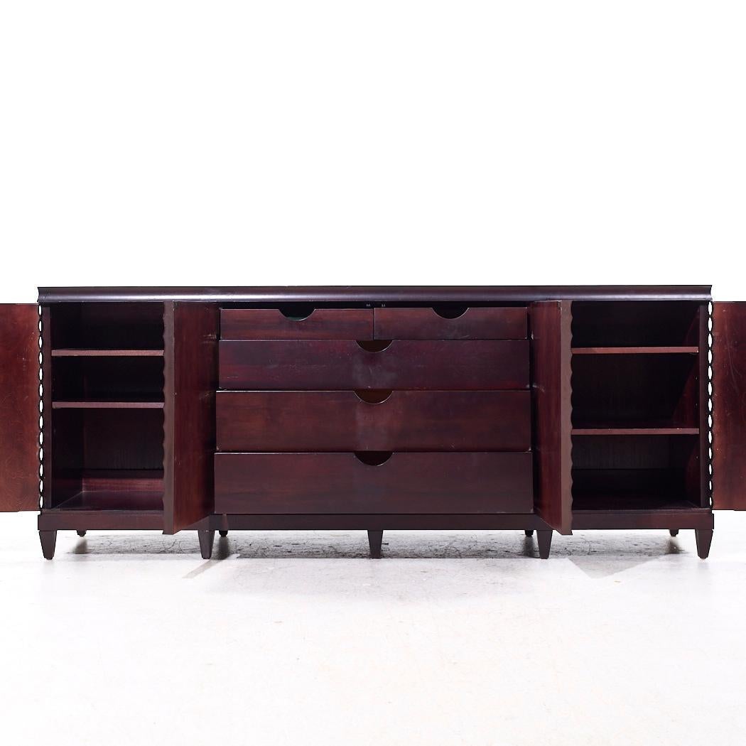 Barbara Barry for Baker Mahogany Fluted Sideboard Credenza For Sale 3