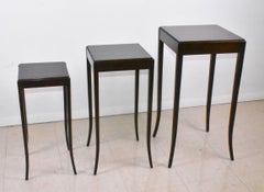 Barbara Barry para Baker Mesas nido de caoba