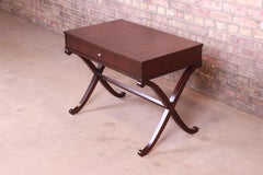 Barbara Barry for Baker Mahogany Writing Desk or Console, Newly Refinished