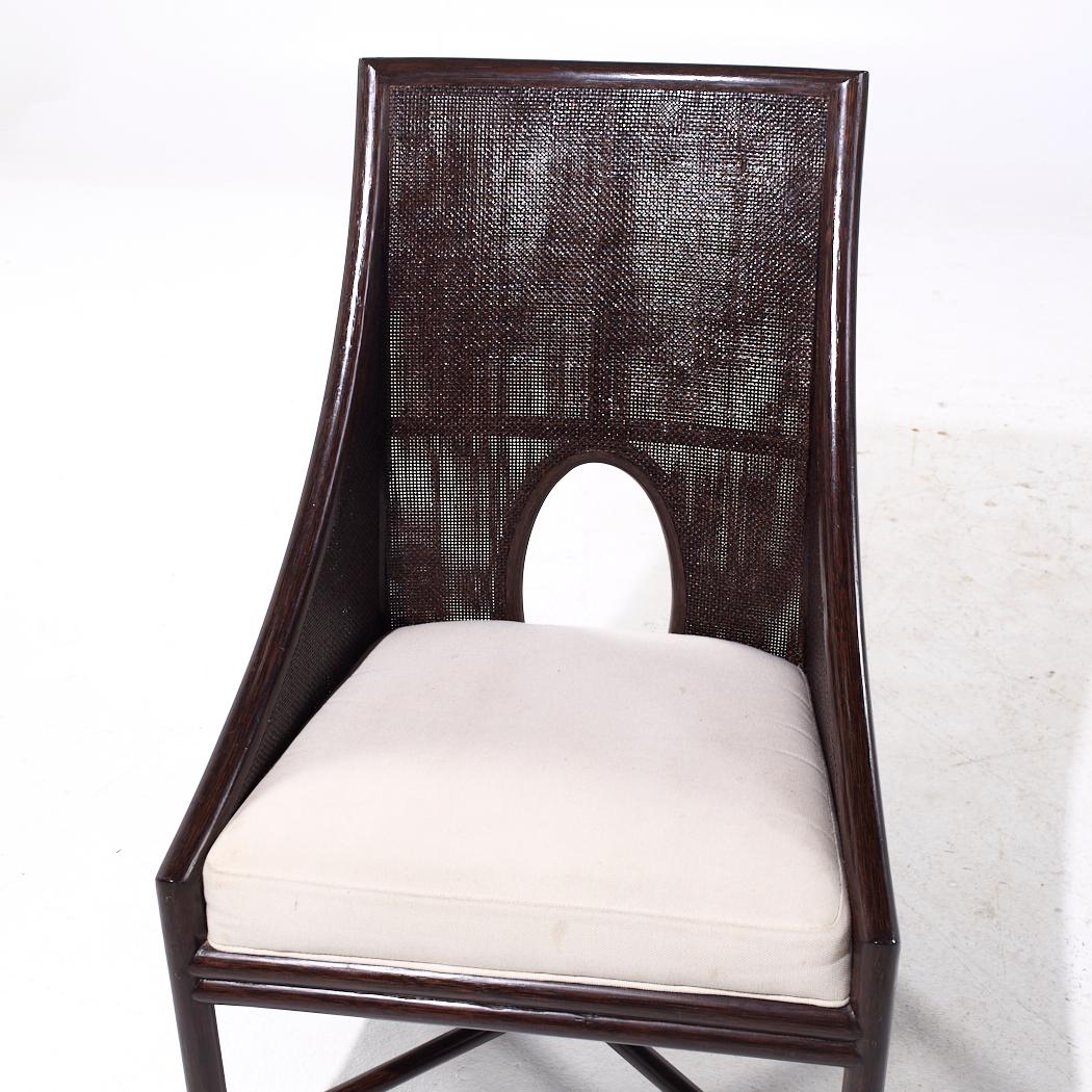 Barbara Barry per Baker McGuire Sedie da pranzo in canna da tabacco - Set di 6 in vendita 3