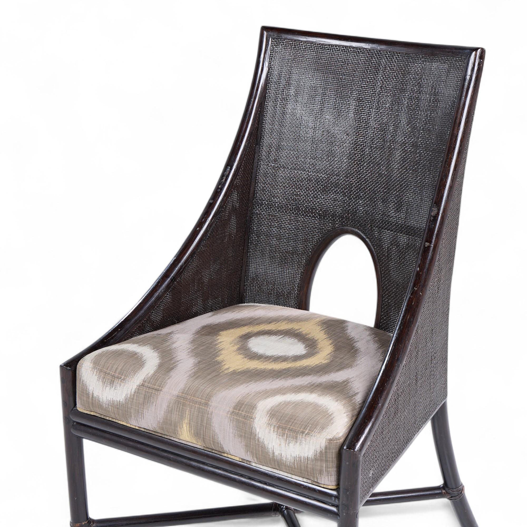 Barbara Barry for Baker McGuire Tobacco Cane Dining Chairs - Set of 6 For Sale 3