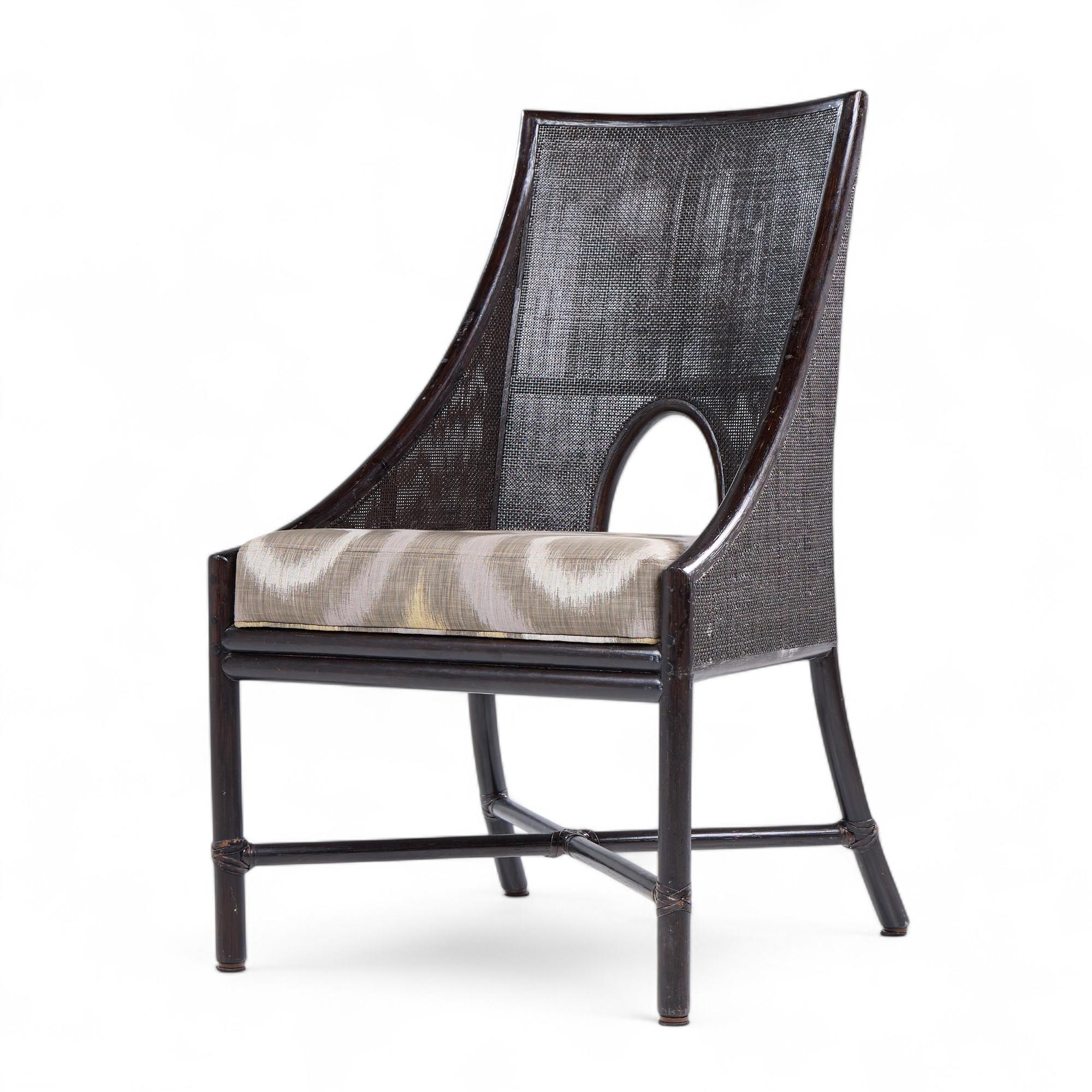 20th Century Barbara Barry for Baker McGuire Tobacco Cane Dining Chairs - Set of 6 For Sale