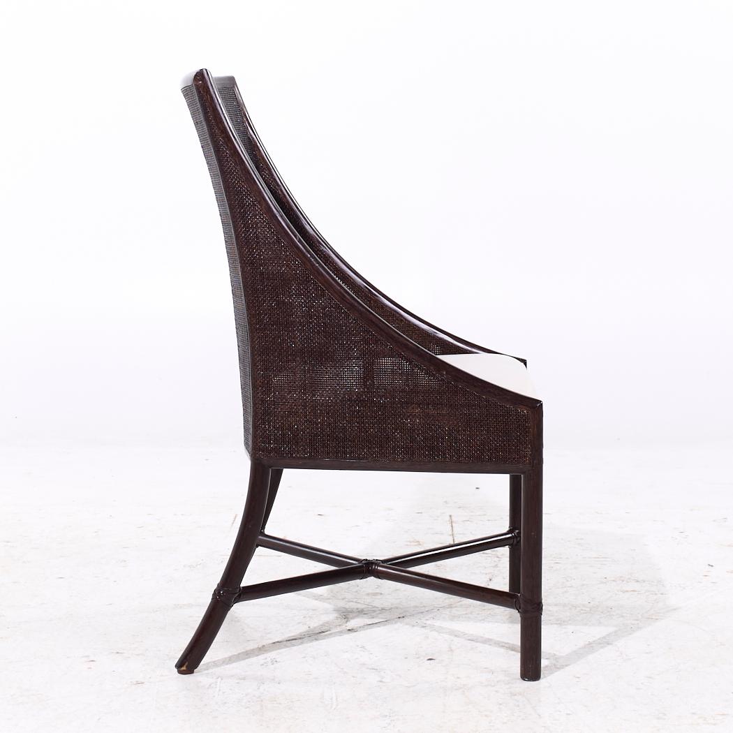Barbara Barry per Baker McGuire Sedie da pranzo in canna da tabacco - Set di 6 in vendita 2