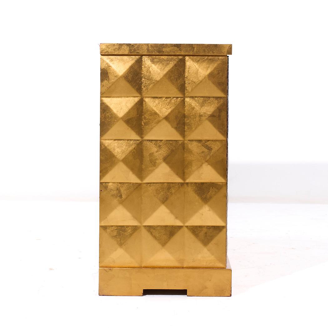 Barbara Barry per Baker Credenza mobile in foglia d'oro del Medioevo In condizioni buone in vendita a Countryside, IL