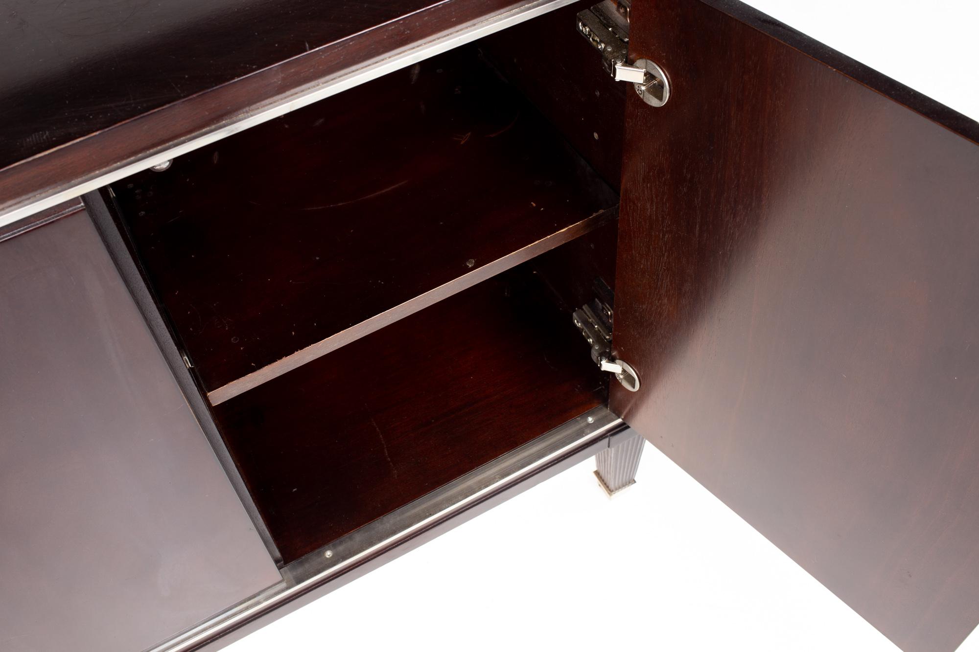 Barbara Barry for Baker Contemporary Modern Mahogany Sideboard Buffet Credenza 14