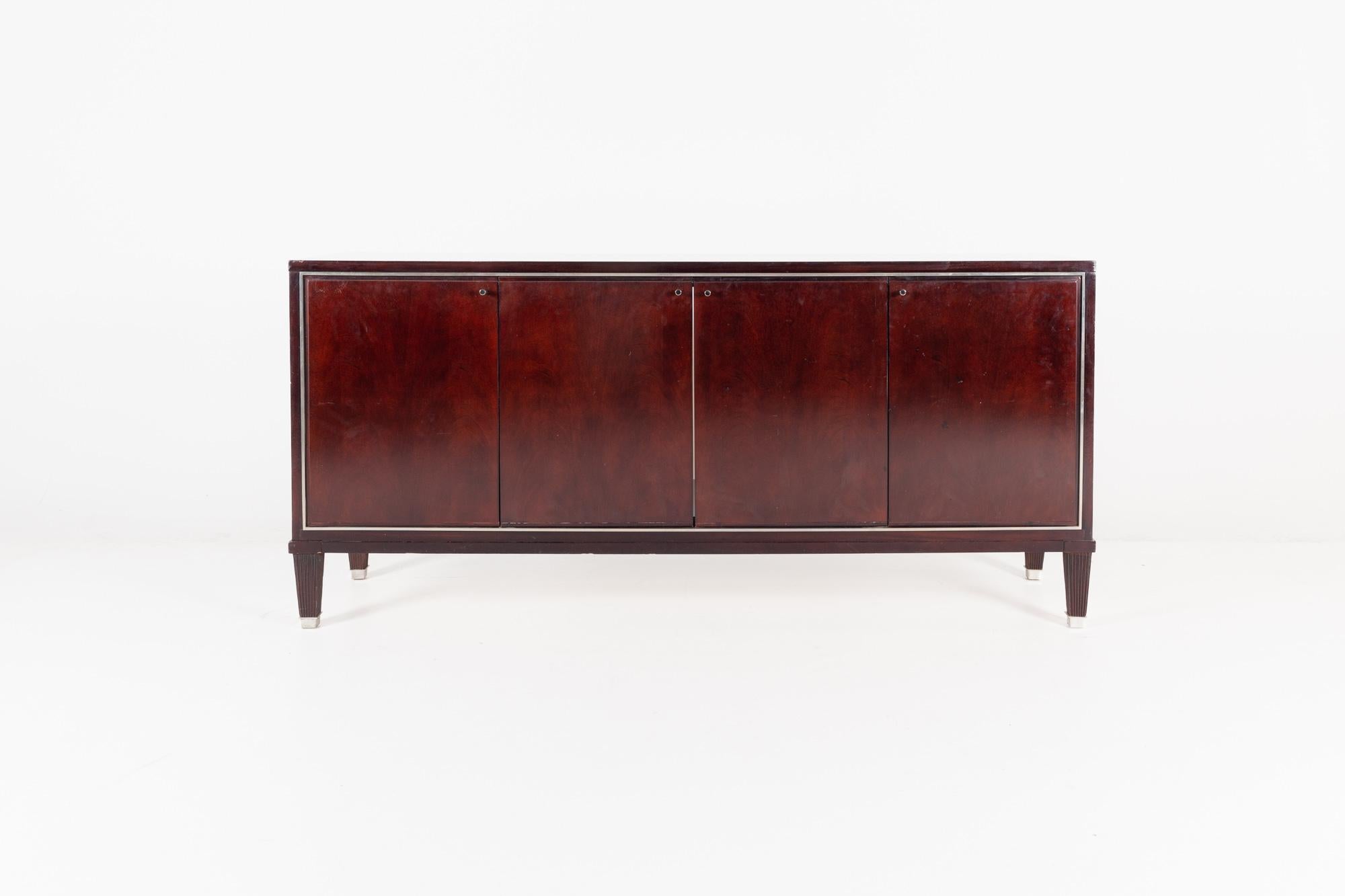 Barbara Barry for Baker Contemporary Modern Mahogany Sideboard Buffet Credenza

The credenza measures: 69 wide x 18 deep x 32 inches high

All pieces of furniture can be had in what we call restored vintage condition. That means the piece is
