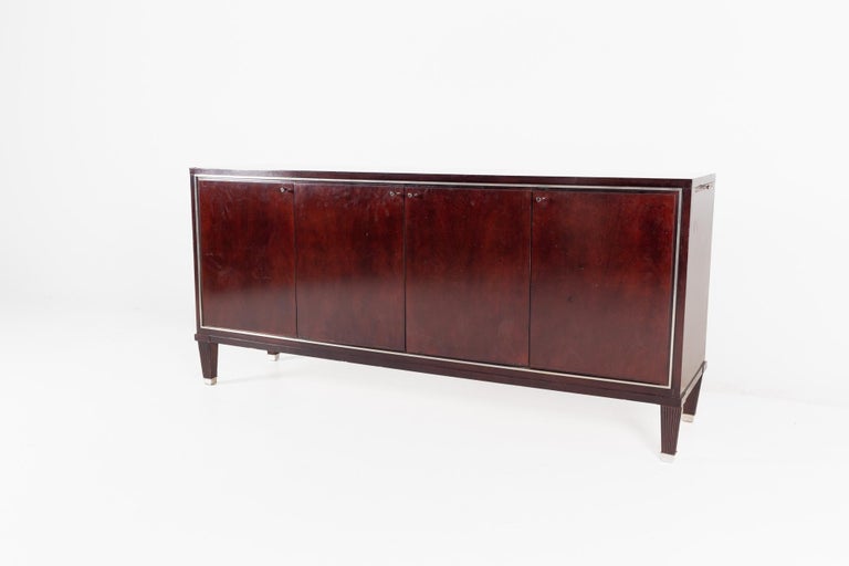 Mid-Century Modern Barbara Barry for Baker Mid Century Mahogany Sideboard Buffet Credenza For Sale
