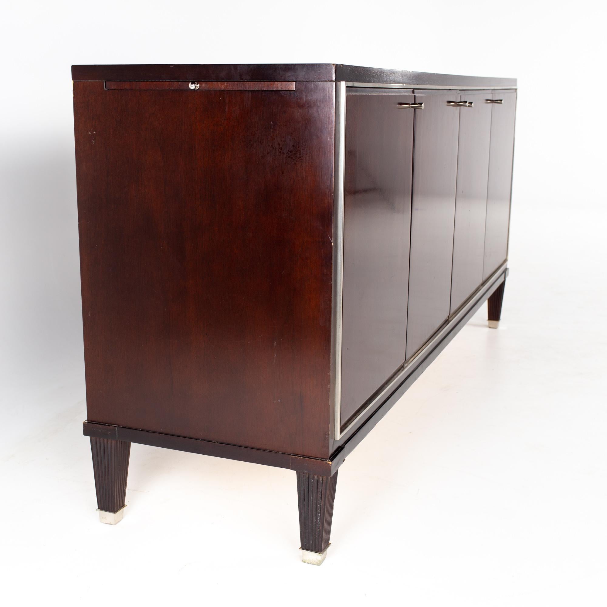 Barbara Barry for Baker Contemporary Modern Mahogany Sideboard Buffet Credenza 1