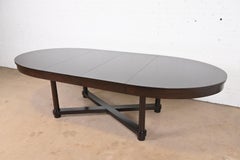 Barbara Barry for Baker Modern Neoclassical Mahogany Dining Table, Refinished
