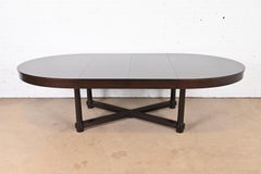 Barbara Barry for Baker Modern Neoclassical Mahogany Dining Table, Refinished