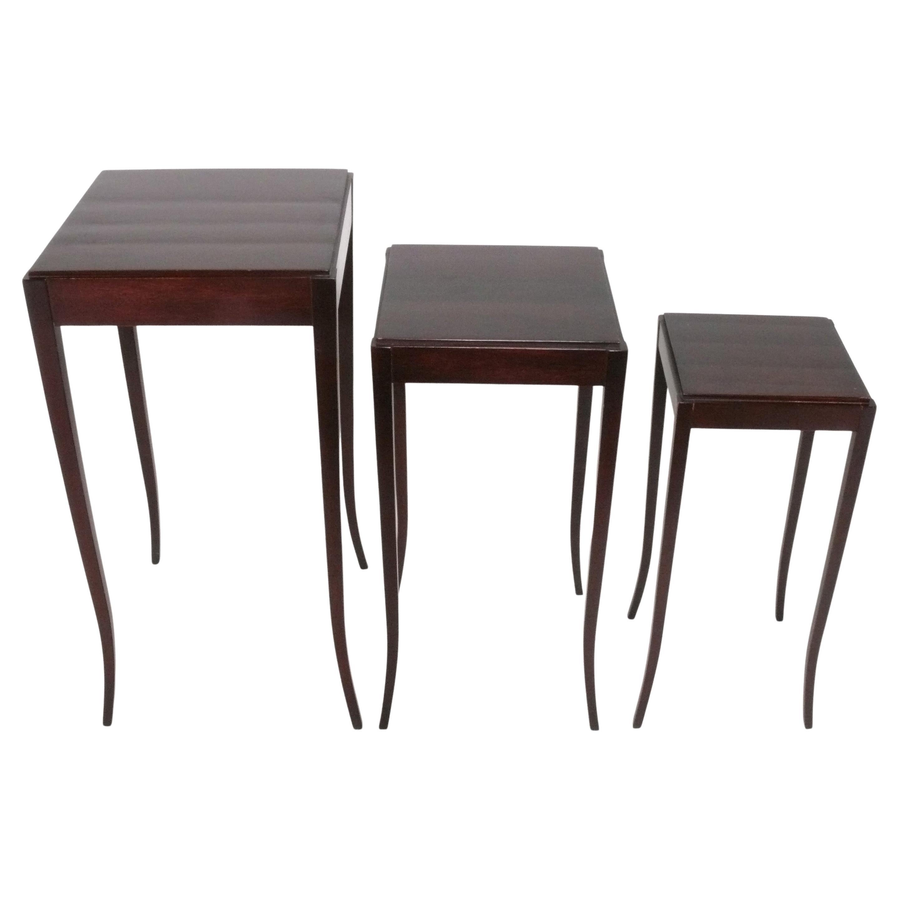 Barbara Barry for Baker Nesting Tables im Angebot