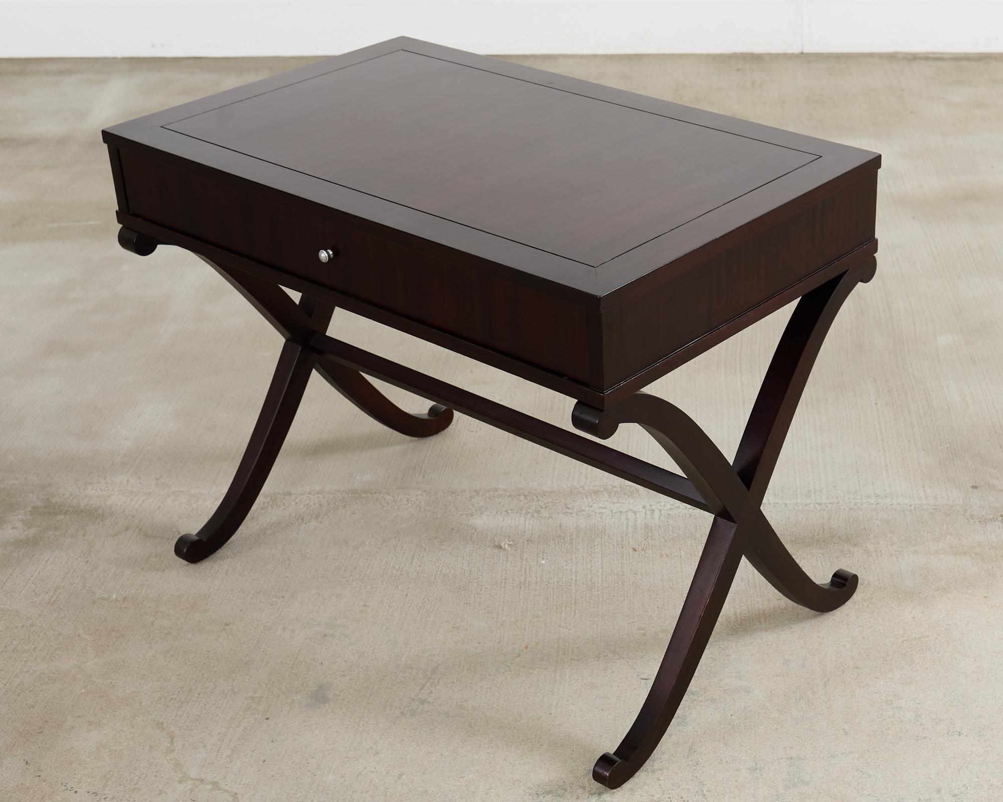 Barbara Barry for Baker Regency Style Mahogany Nightstand For Sale 8