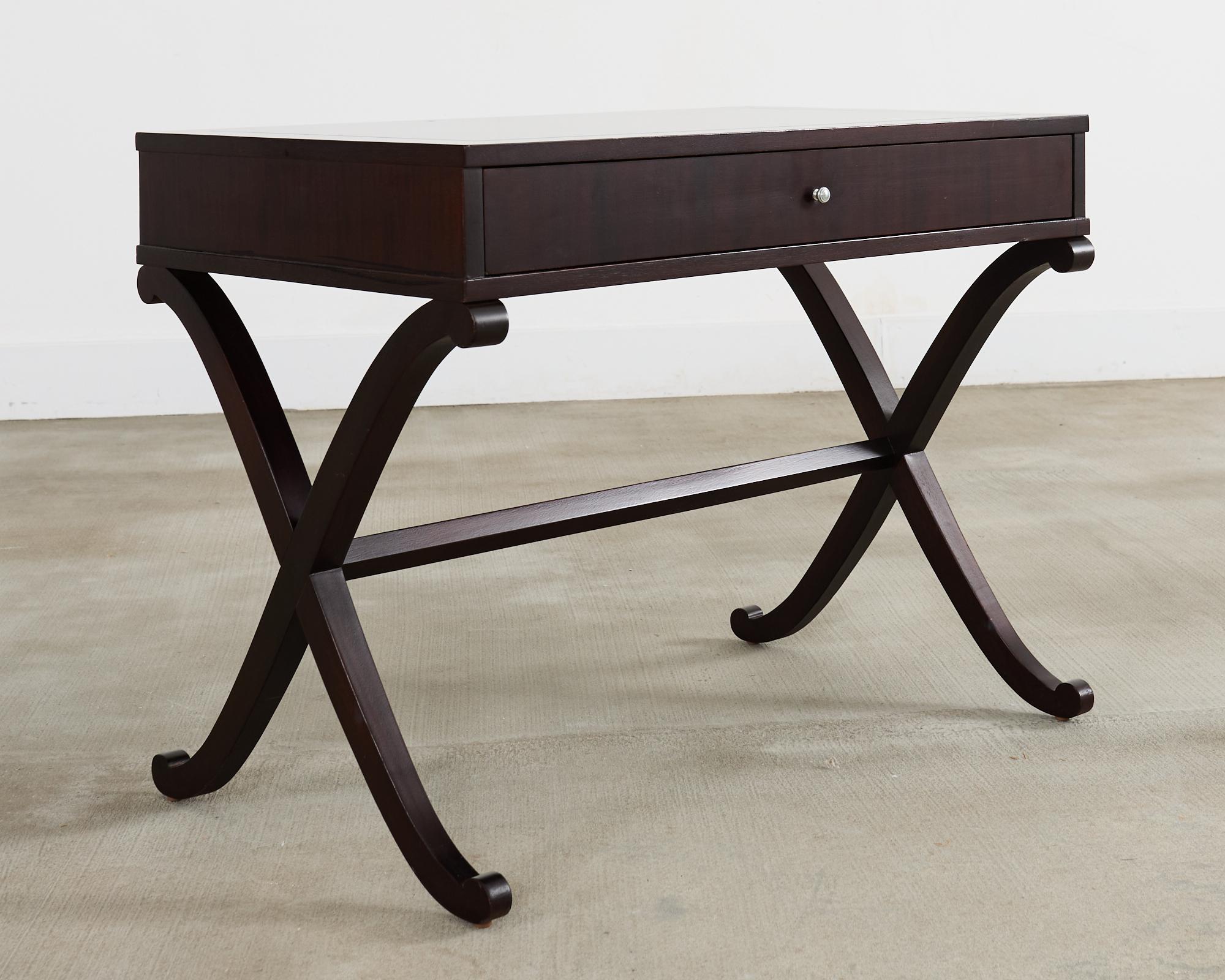 American Barbara Barry for Baker Regency Style Mahogany Nightstand For Sale