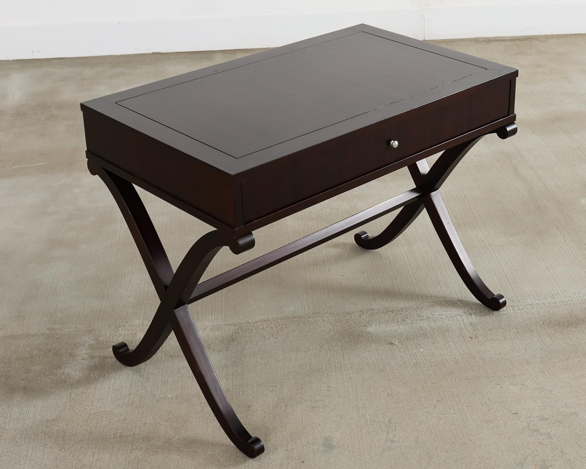 Barbara Barry for Baker Regency Style Mahogany Nightstand For Sale 1