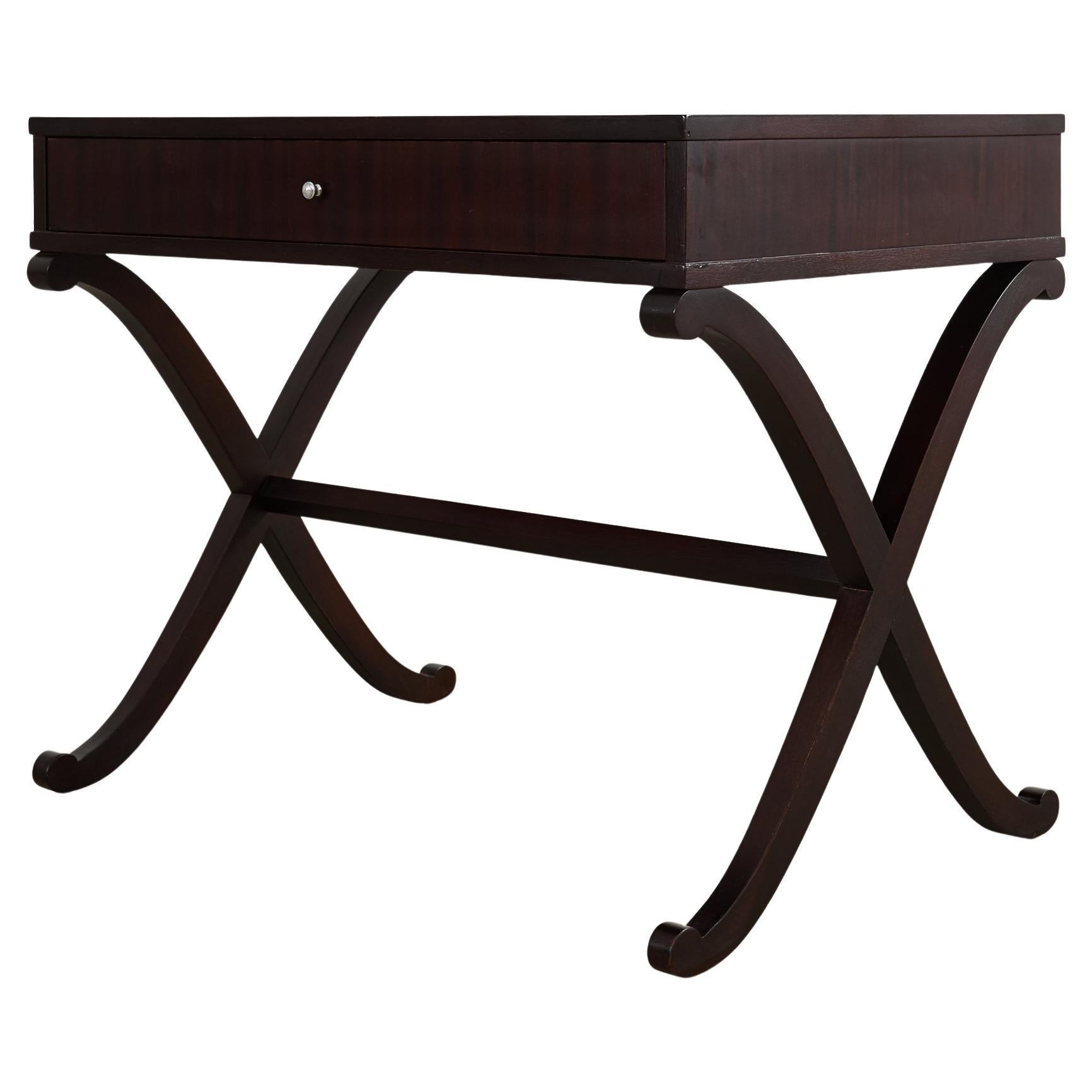 Barbara Barry for Baker Regency Style Mahogany Nightstand