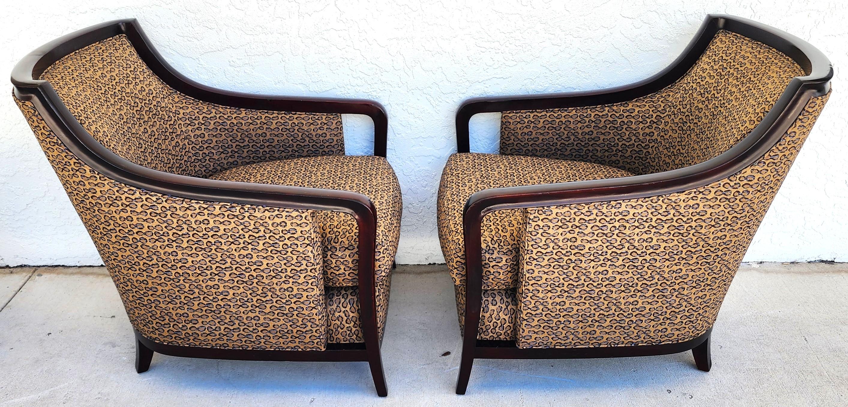 Barbara Barry for Baker Salon Club Chairs & Ottoman 5