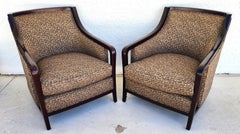 Barbara Barry for Baker Salon Club Chairs & Ottoman
