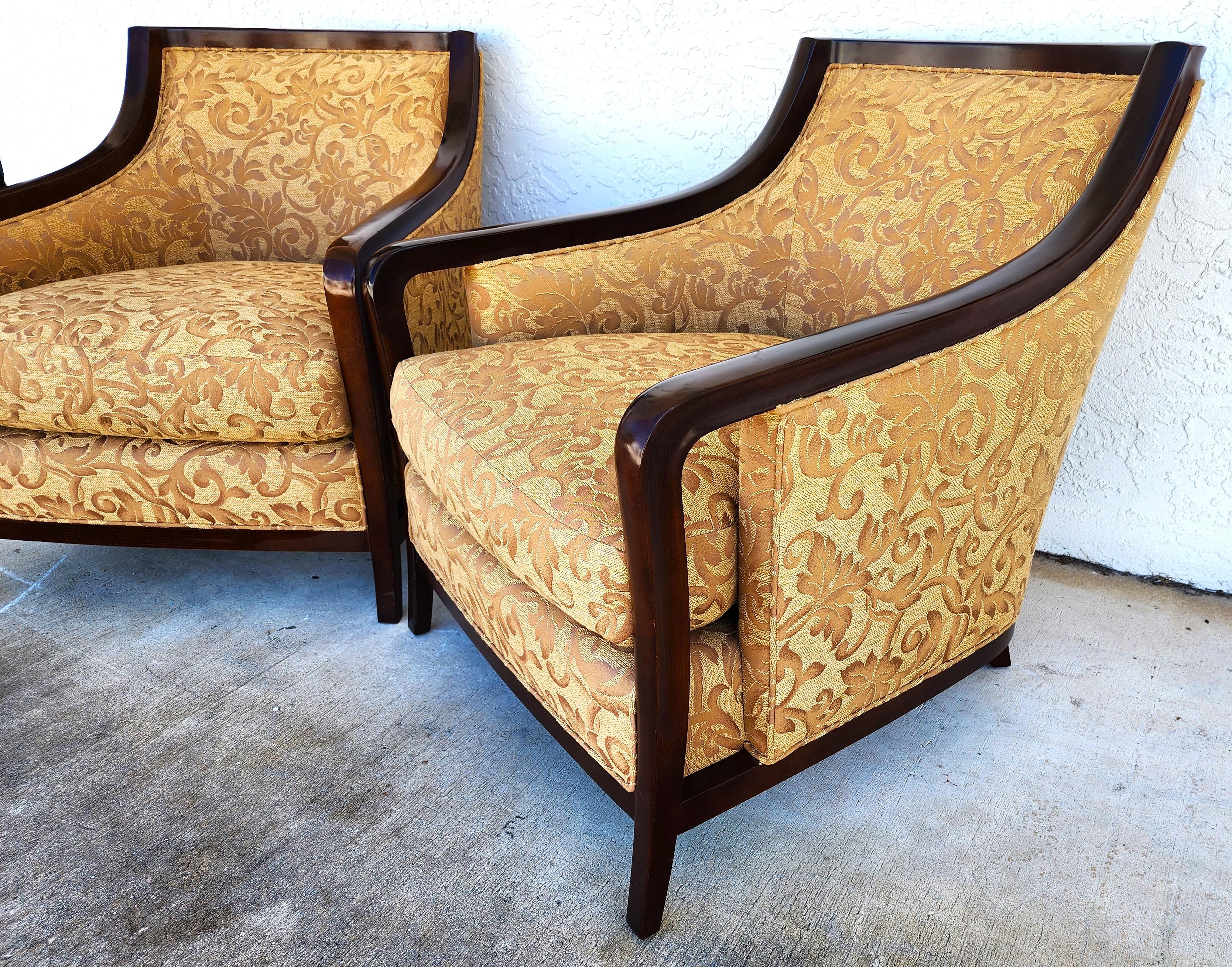 Barbara Barry for Baker Salon Lounge Chairs In Good Condition In Lake Worth, FL