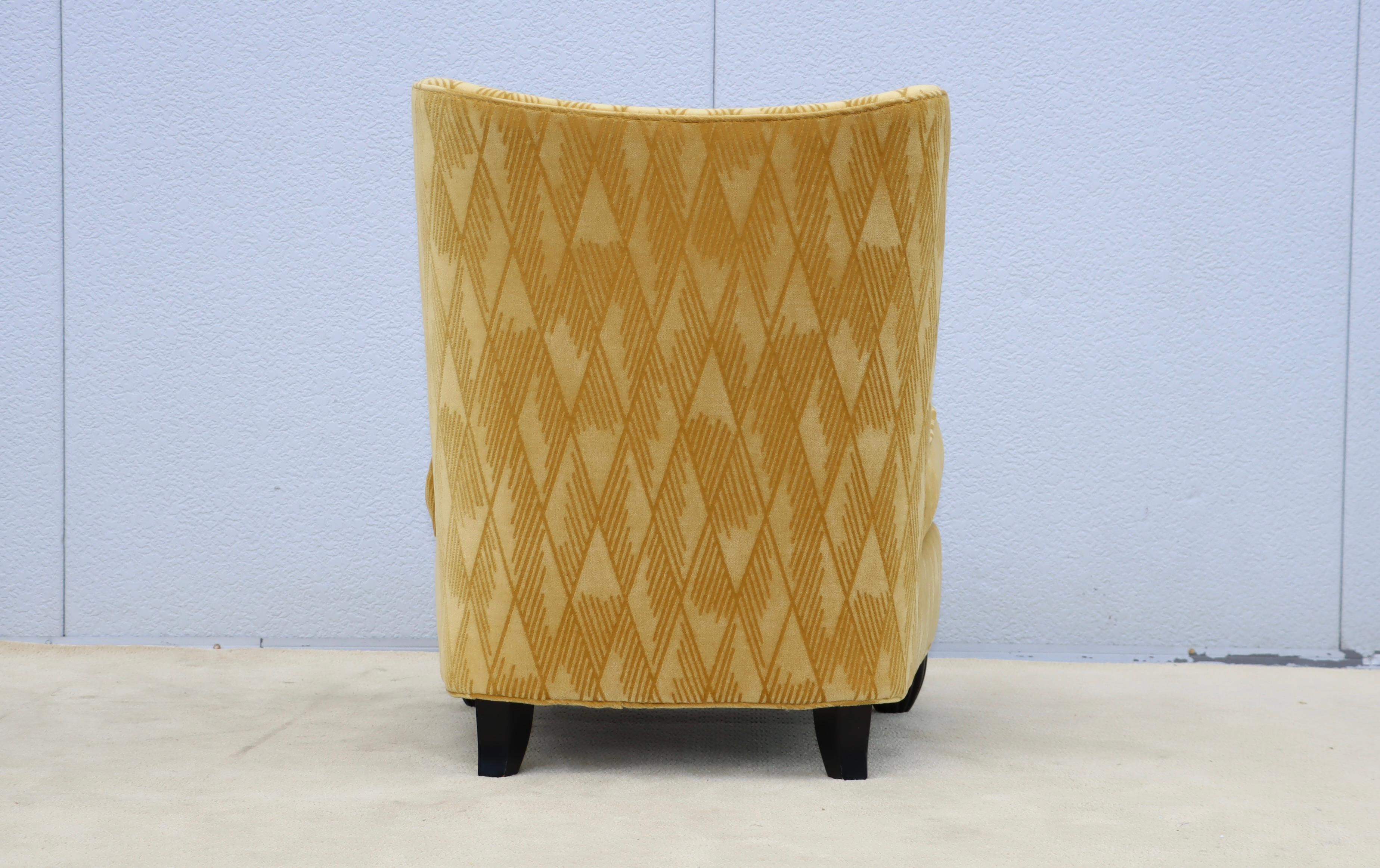Barbara Barry For Baker Slipper Chairs In Mohair Fabric For Sale 11