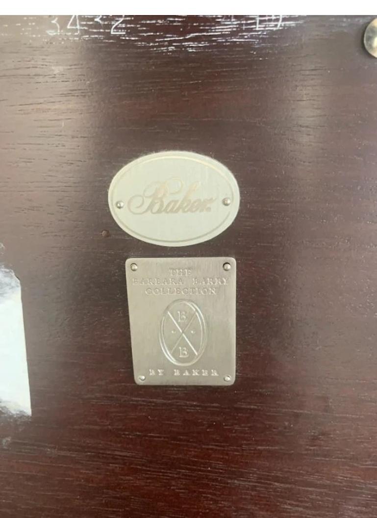 Barbara Barry para Baker Mesa bandeja con bandeja de servicio con espejo Espejo en venta