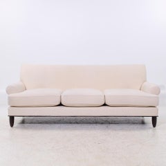 Barbara Barry for Baker White Boucle Sofa
