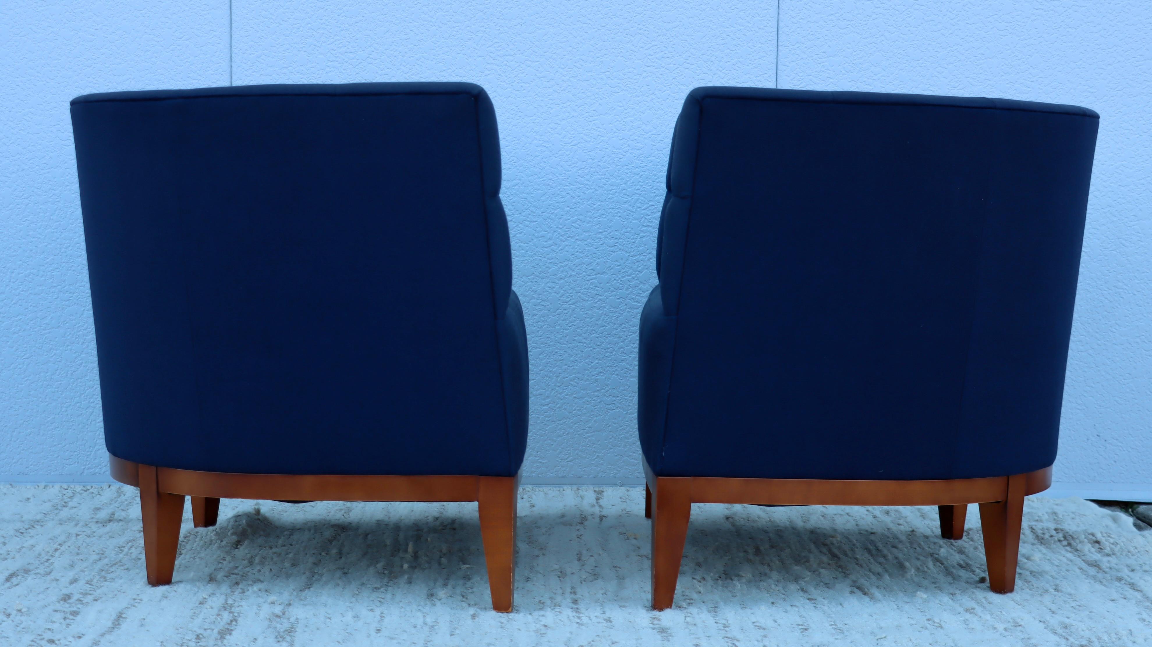 American Barbara Barry for Hbf Club Chairs For Sale