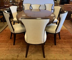 Barbara Barry for Henredon Celestial Dining Room Nine-Piece Set Table 8 Chairs