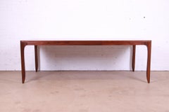 Barbara Barry for Henredon Elegant Modern Walnut Dining Table, Newly Refinished