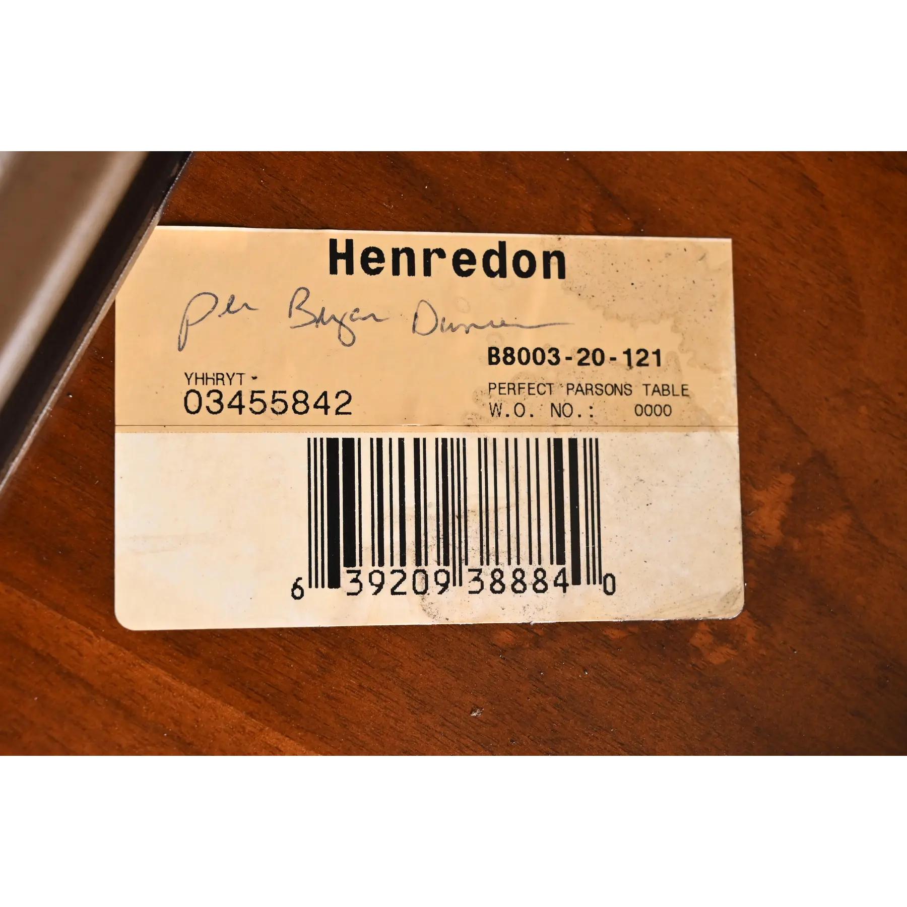 Barbara Barry for Henredon Elegant Modern Walnut Dining Table, Refinished For Sale 6