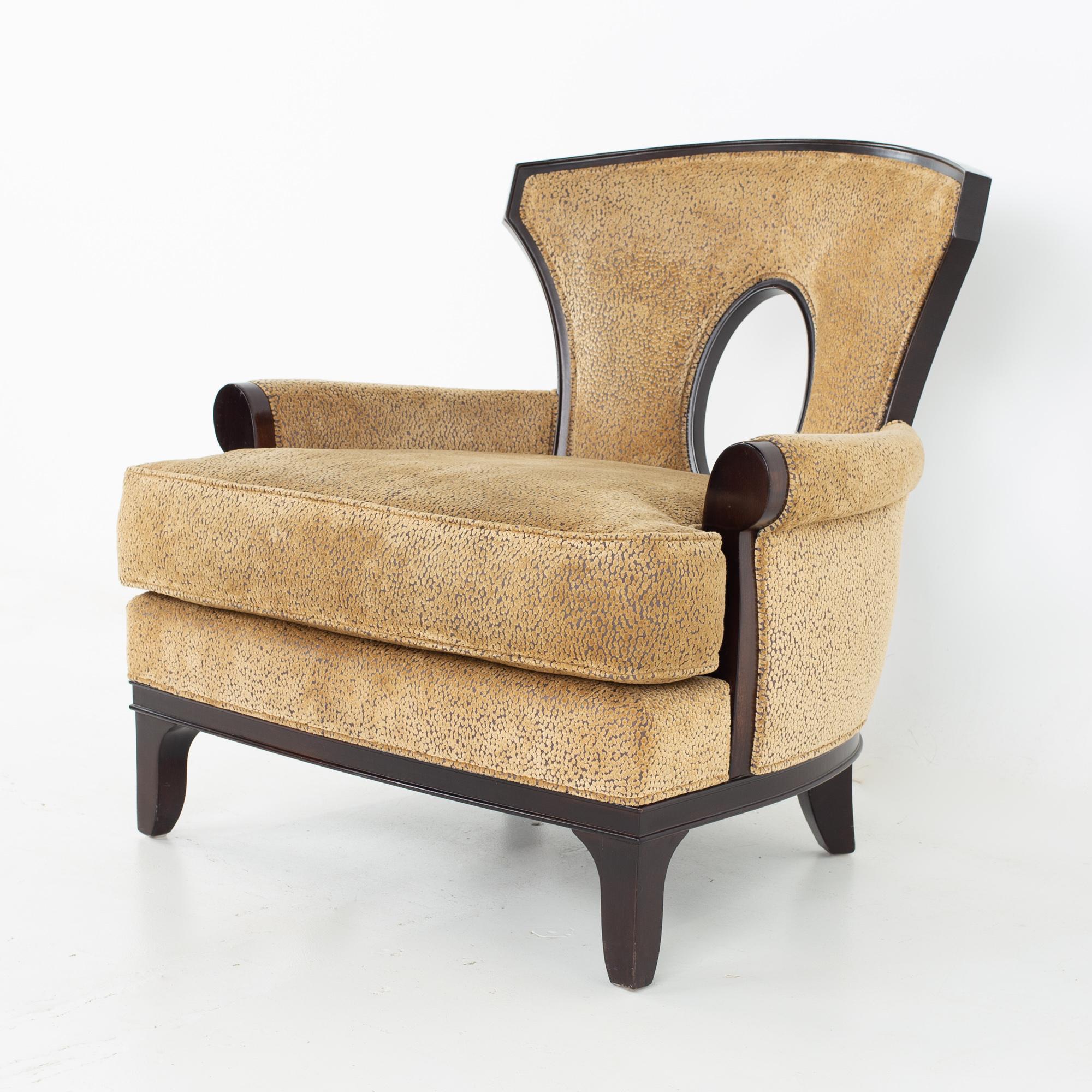 Late 20th Century Barbara Barry for Henredon Modern Lounge Chair, a Pair