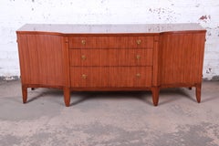 Barbara Barry for Henredon Walnut Sideboard Credenza or Bar Cabinet