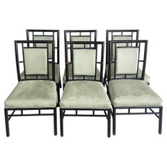Barbara Barry for McGuire "Ceremony" Dining Chairs, Set of Six