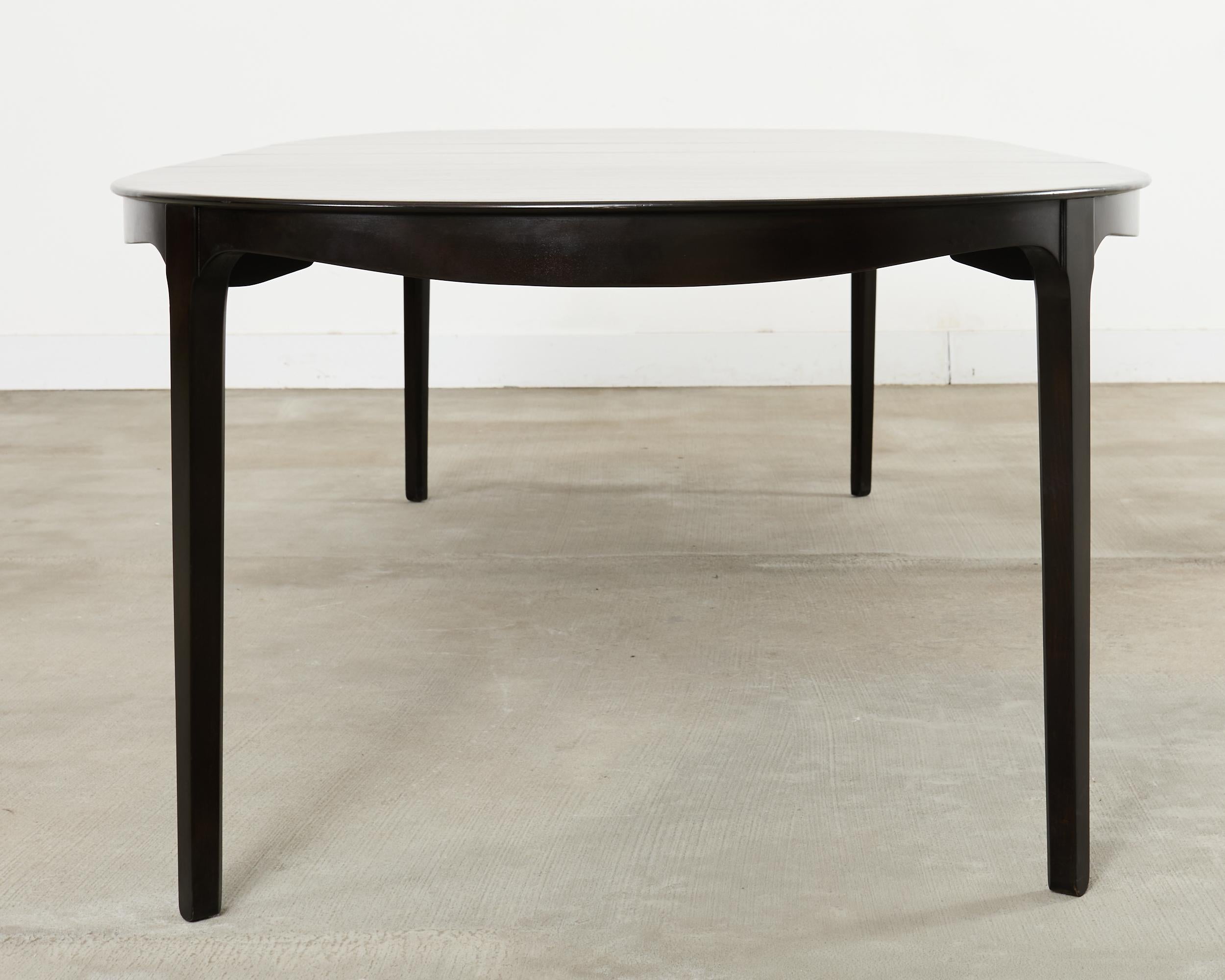 Barbara Barry para McGuire Mesa de Comedor Extensible Ovalada 9.5 Ft. Hecho a mano en venta