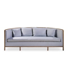 Barbara Barry for McGuire Rattan Fretwork Sofa