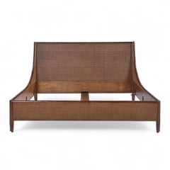 Barbara Barry for McGuire Rattan King Bed