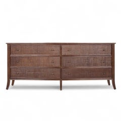 Barbara Barry per McGuire Cassettone in rattan