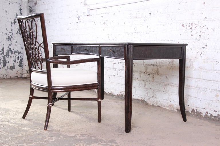 Barbara Barry For Mcguire Writing Desk And Chair Newly Refinished