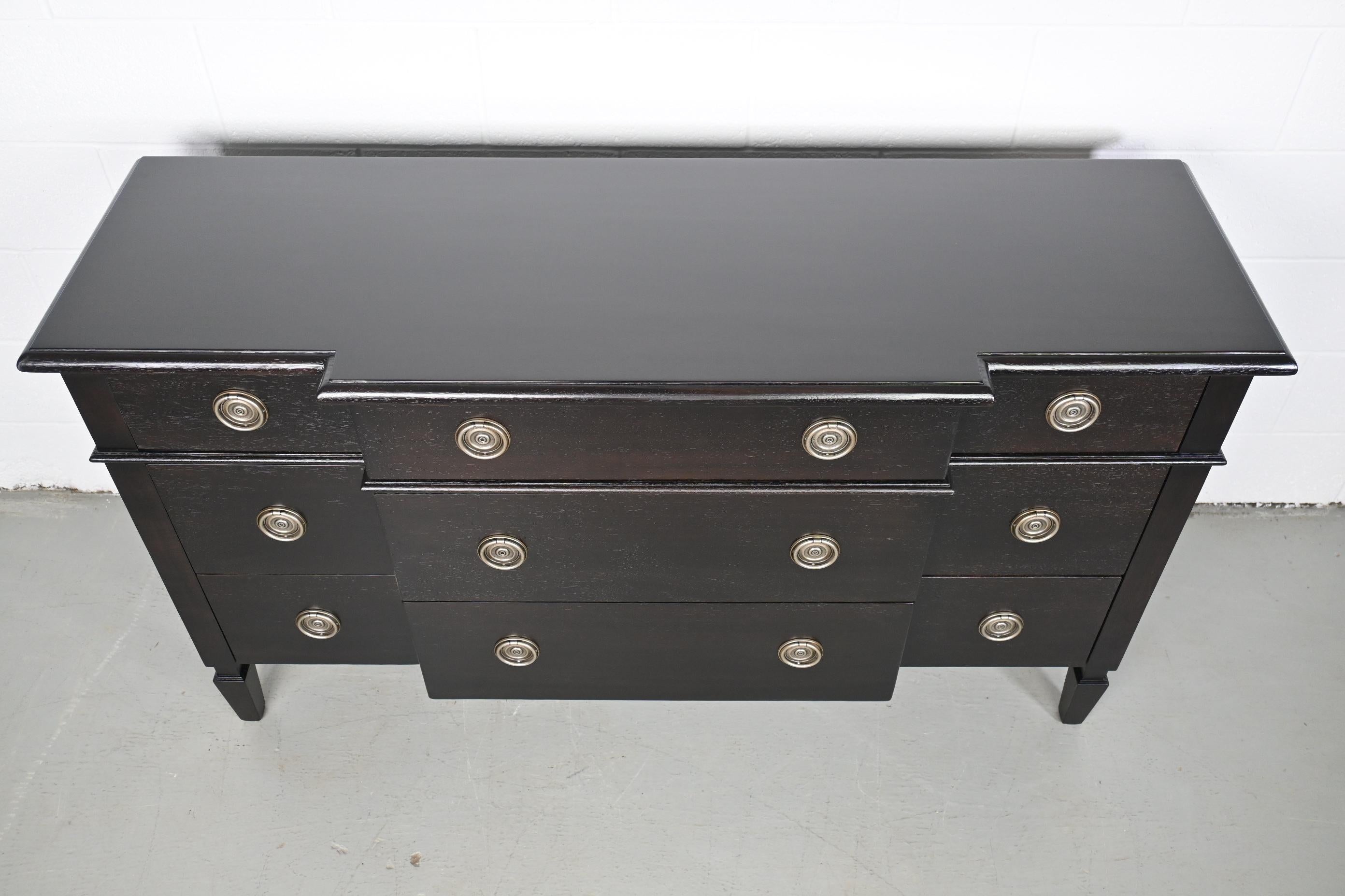 Late 20th Century Barbara Barry for Milling Road Furniture Dark Maple Dresser For Sale