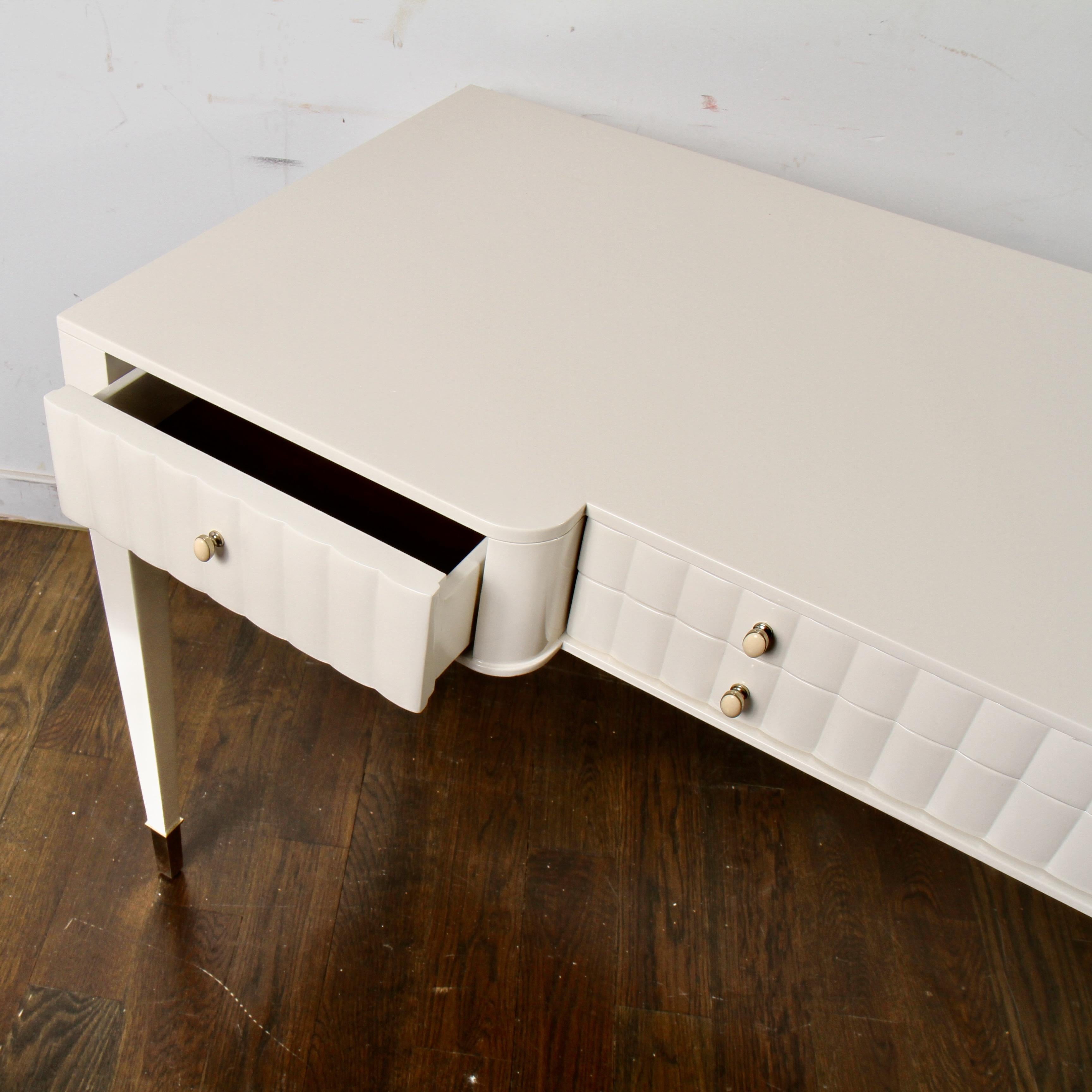 Contemporary Barbara Barry Lacquered Writing Desk for Henredon