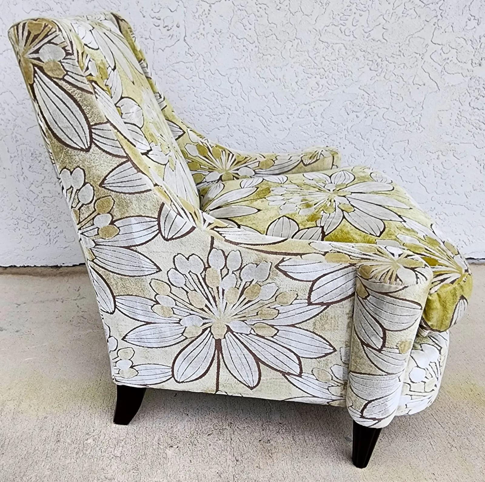 Barbara Barry Lounge Chair Velvet for Henredon For Sale 6