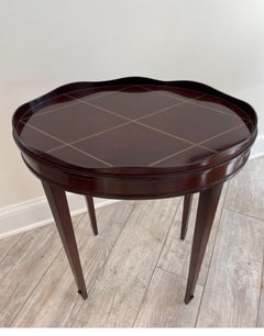 Barbara Barry Oval Drinks Table for Baker