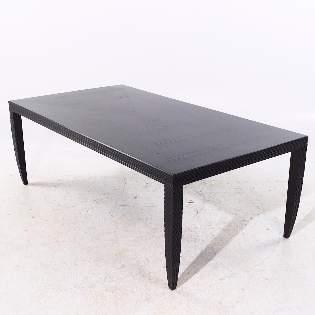 Barbara Barry Style Mahogany Dining Table For Sale 1