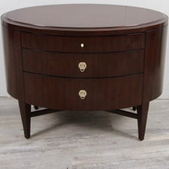 Barbara Barry Style Oval Occasional Table