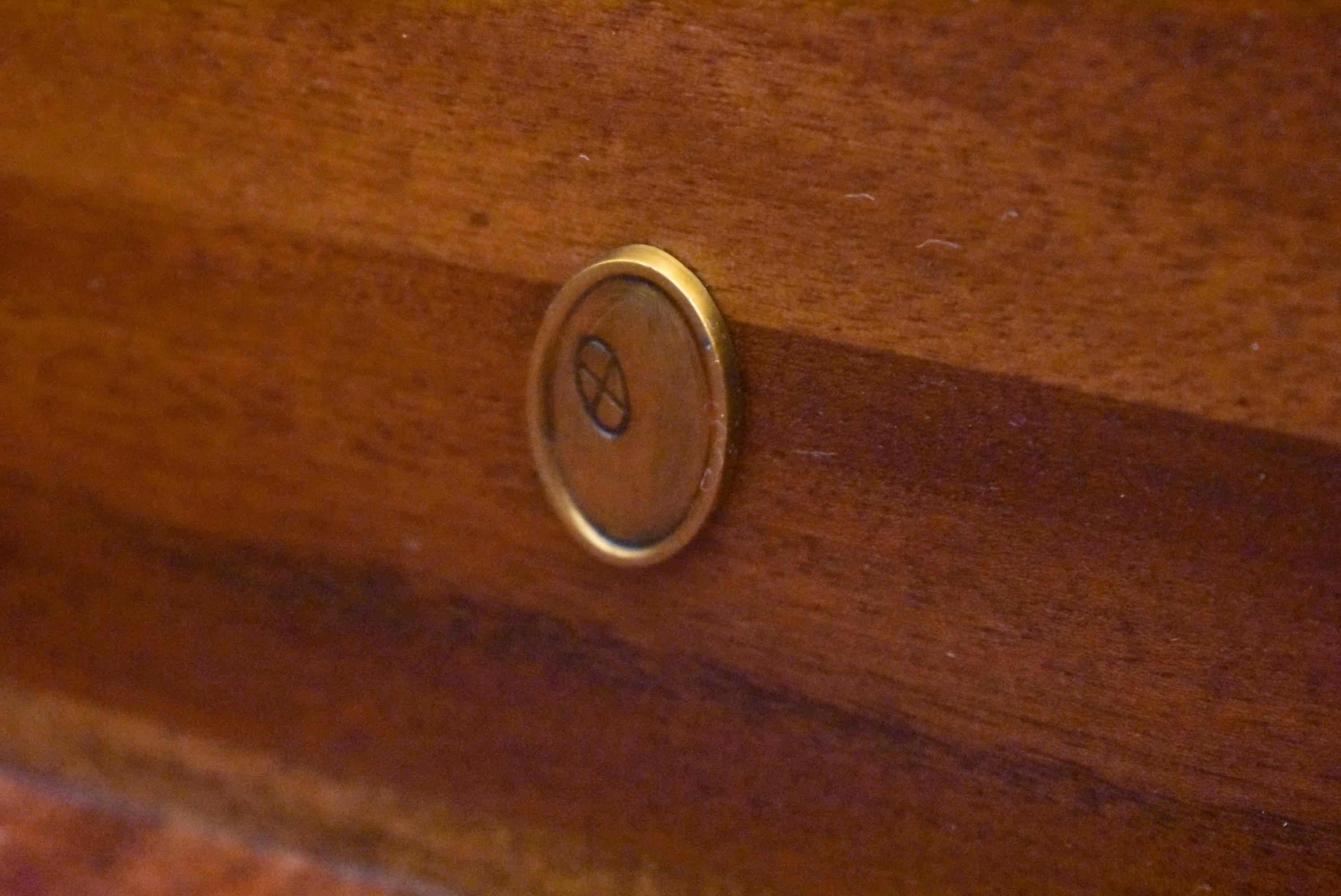 20th Century Barbara Barry Tuxedo Tall Chest For Henredon