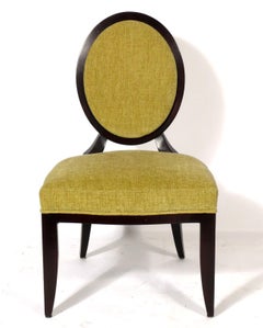 Barbara Barry X Back Slipper Chairs per Baker