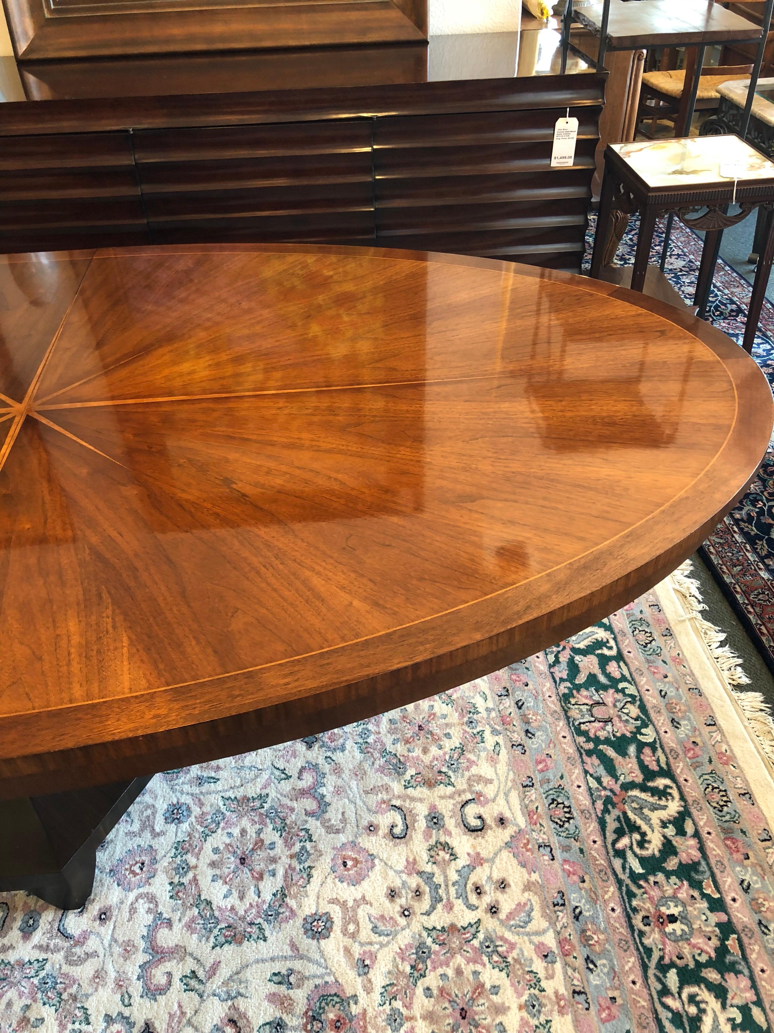 Barbara Berry Celestial Sunburst Dining Table for Henredon For Sale 8