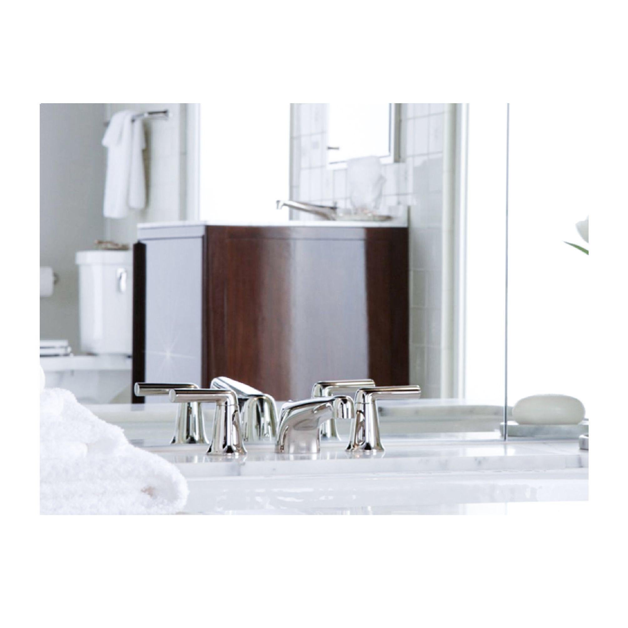 Modern Barbara Berry for Kallista ‘Counterpoint’ Chrome Deco Faucet & Lever Handles
