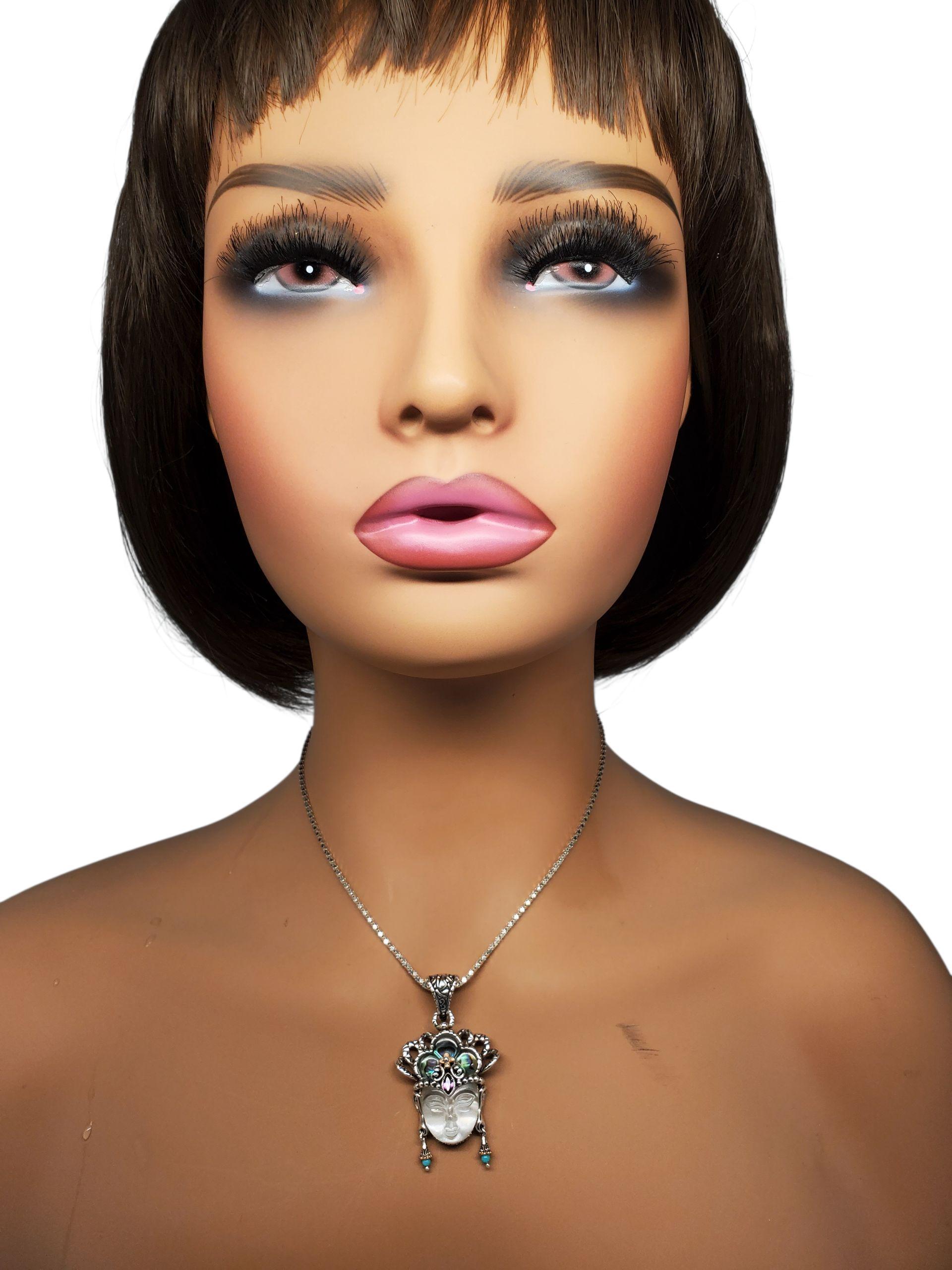 Barbara Bixby 925 18K Goddess Enhancer Anhänger #23784 (Zeitgenössisch) im Angebot