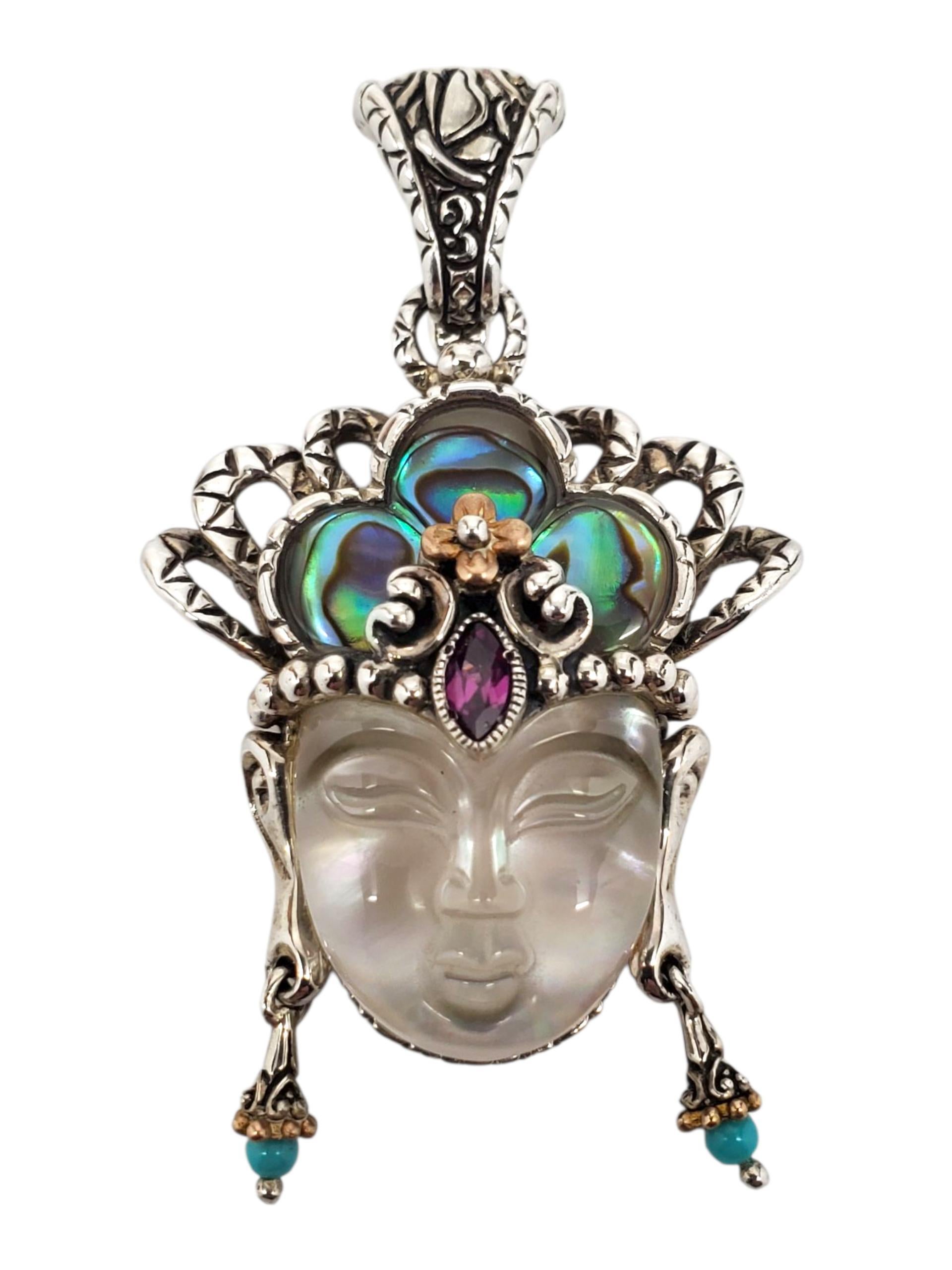 Barbara Bixby 925 18K Goddess Enhancer Anhänger #23784 im Angebot 1