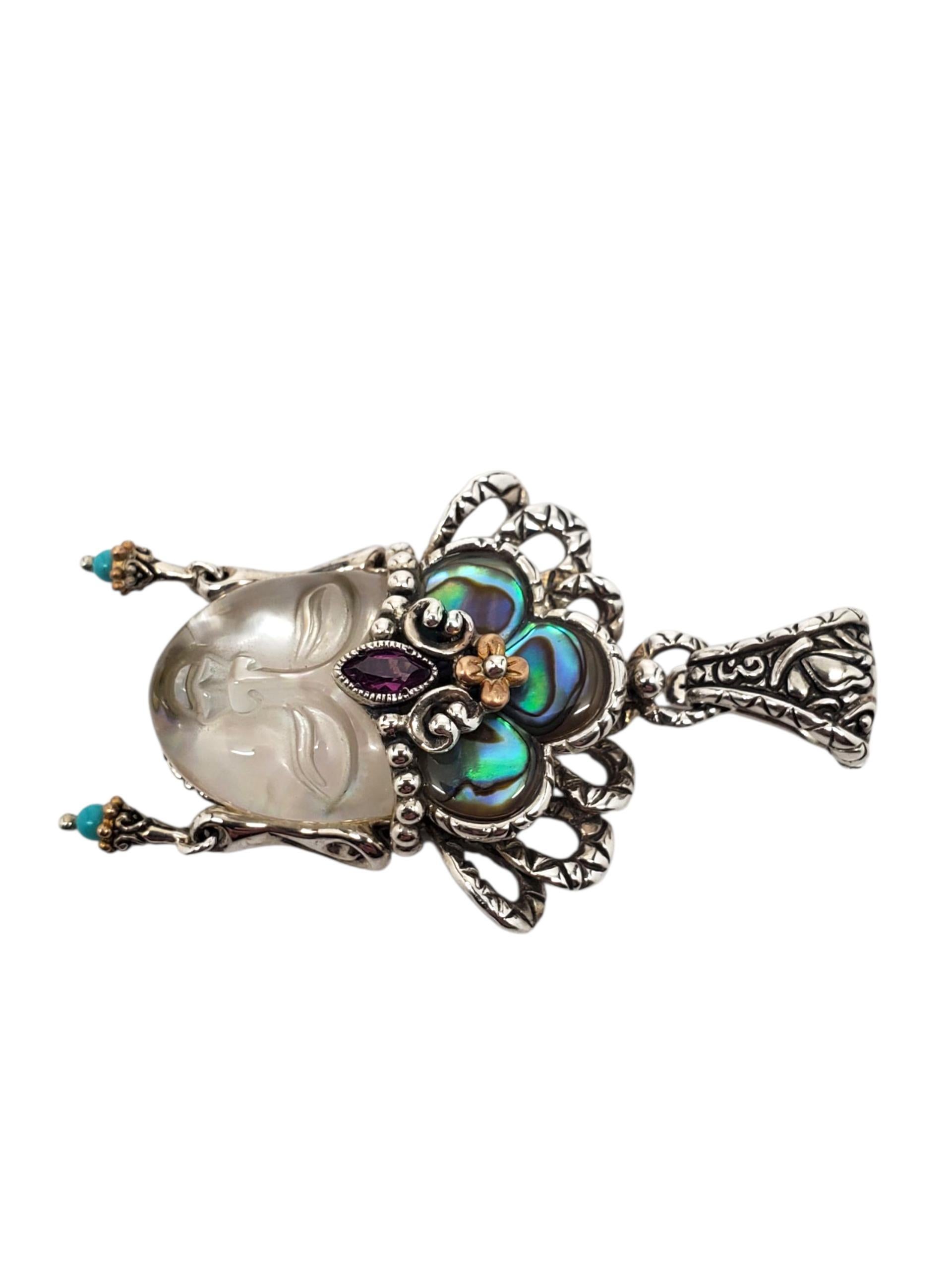 Barbara Bixby 925 18K Goddess Enhancer Anhänger #23784 im Angebot 2